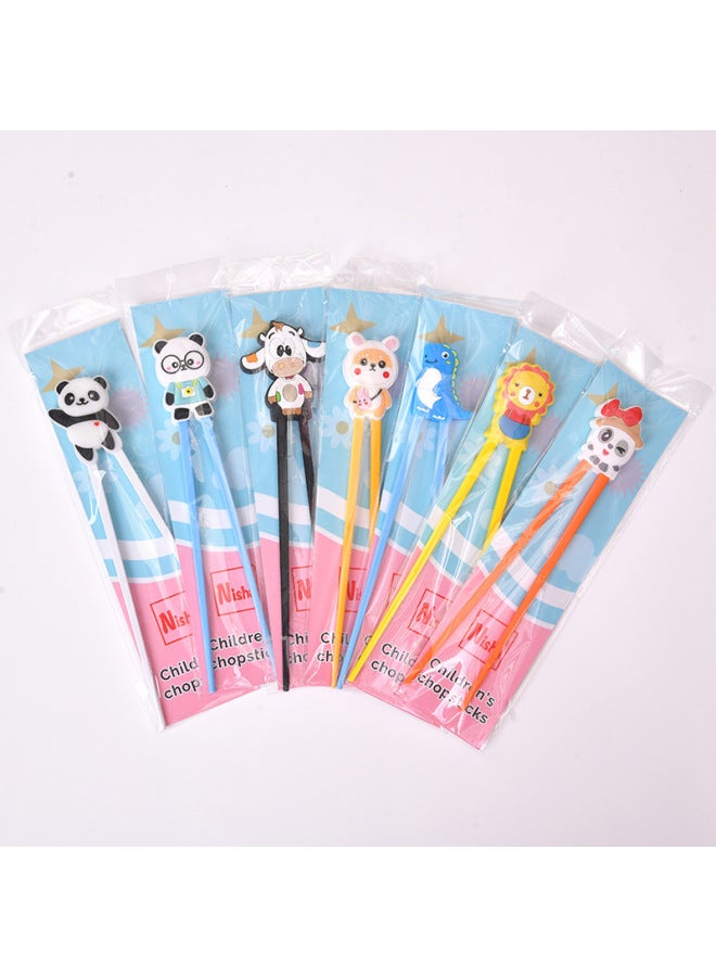 Children's Chopsticks Cartoon Cute Little Panda Chopsticks 2-6 Years Old Children's Special Tiger Mouth Auxiliary Baby Chopsticks-Color:Panda 1  - Image 2