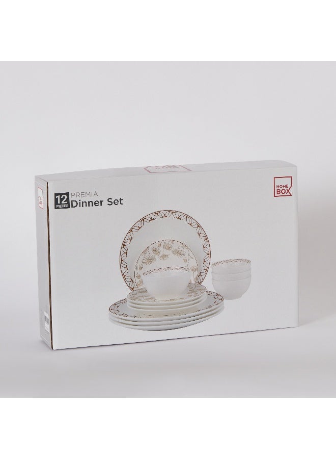Home Box Premia 12-Piece Dinner Set 25.5 x 2 x 25.5 cm - Image 5