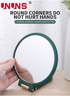 UNUNS Mirror With Stand,2-In-1 Table And Hand Held Mirror,1X 15X Magnifying Foldable Double Side Mirror,Army Green 24x13.5 Centimeter  - Image 5