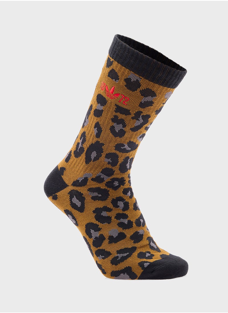 Adidas 2 Pack Crew Socks  - Image 2