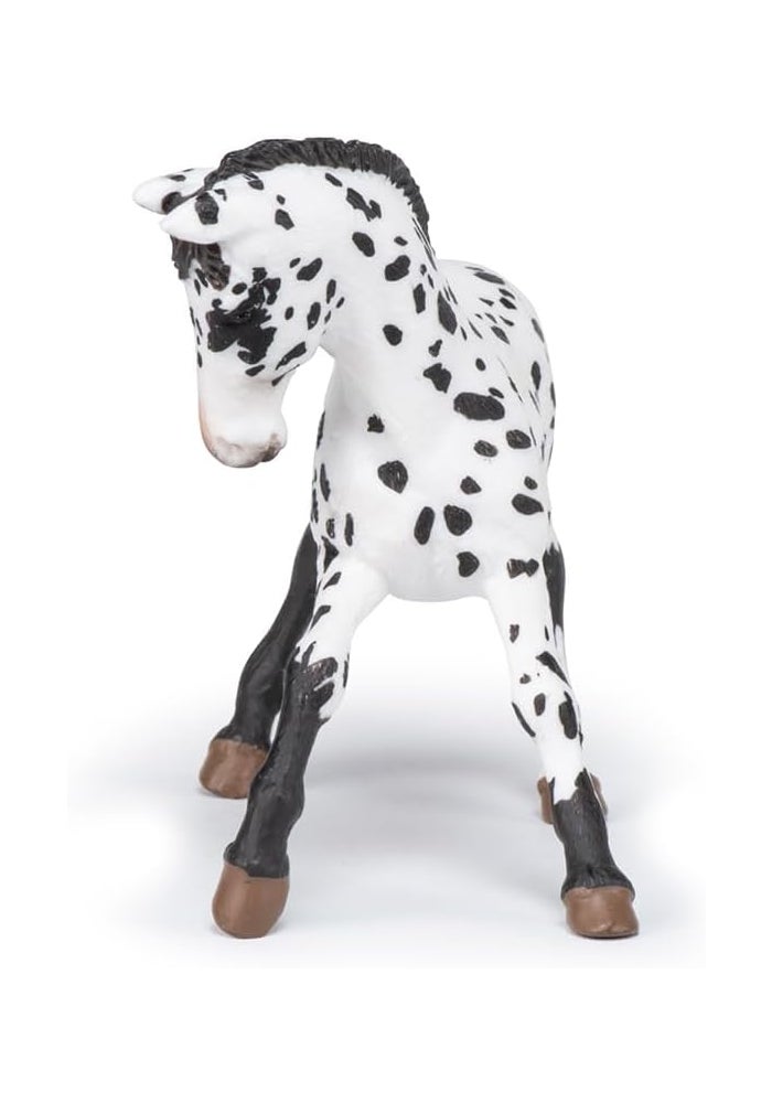 Papo 51540 Black Appaloosa Horse Figurine - Hand-Painted Collectible Toy - Image 4
