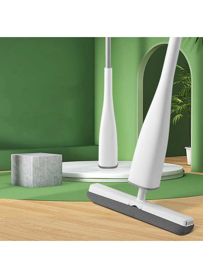 Mop Long Hand Flat Self Wringing Easy Use Foldable Floor Cleaning Mop - Image 3