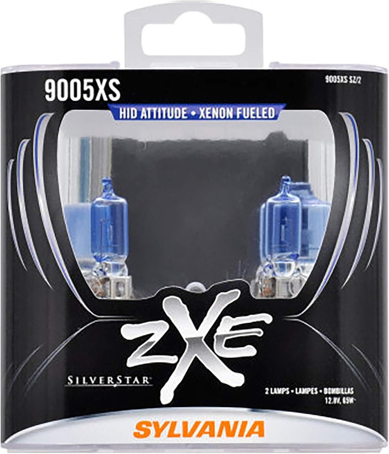 SYLVANIA SilverStar zXe High Performance Halogen Headlight Bulb - 9005XS (2 Bulbs) - Image 1