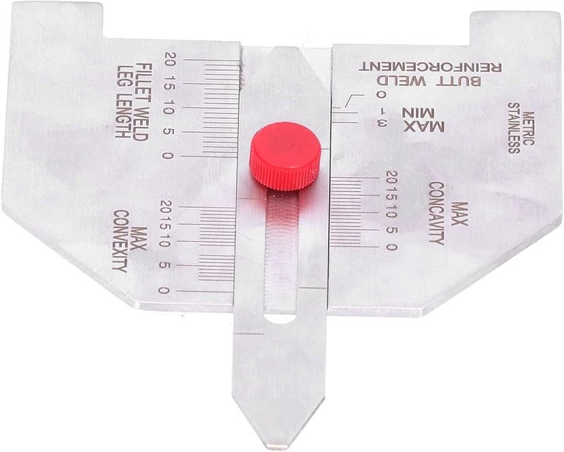 أداة قياس ارتفاع لحام الزاوية الأوتوماتيكية من الفولاذ المقاوم للصدأ، نطاق 20 ملم، مقياس فحص اللحام - Image 3