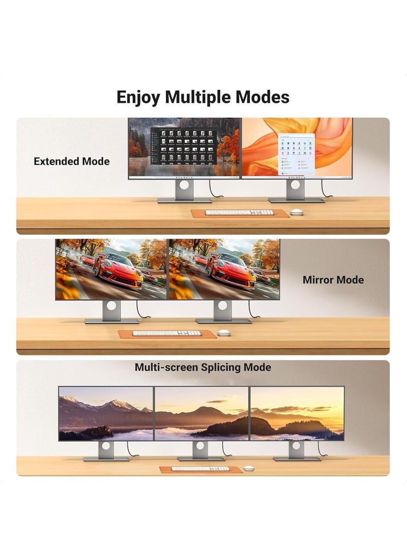 Mowsil DisplayPort (DP) to HDMI Cable 10M, 4K@60Hz,1080p@120Hz - Image 2