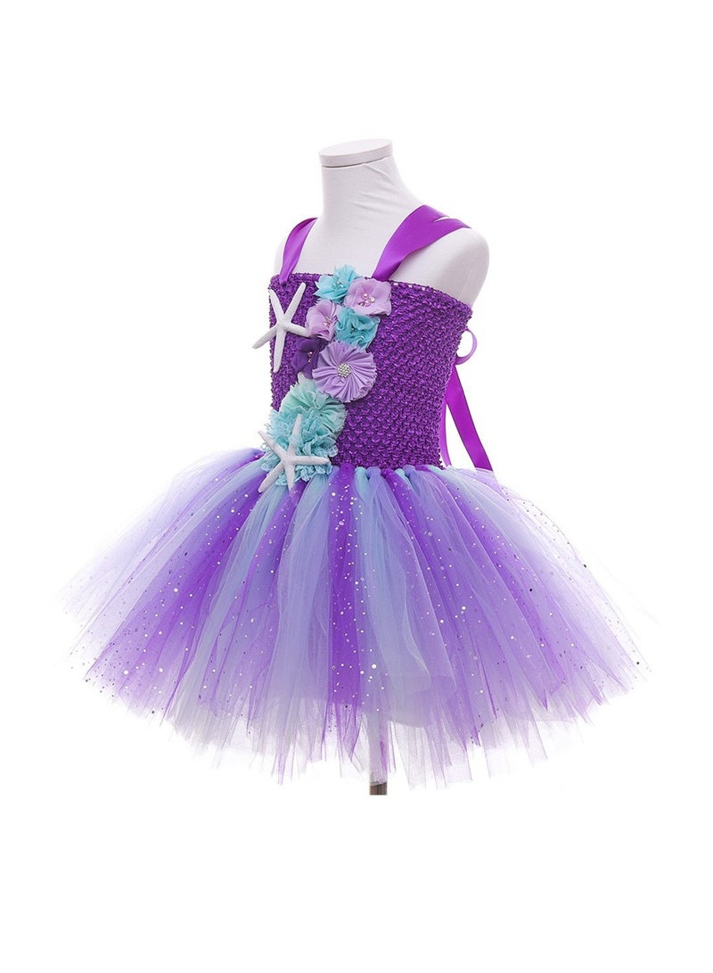 Mermaid cosplay children's princess dress performance dress girls Costumes - Image 2