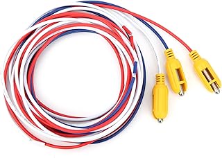 Walfront Liquid Water Level Sensor Liquid Level Probe Sensor for GRL8 Relay Blue 1.5 Meter + Red 3 Meter + White 3.5 - Image 1