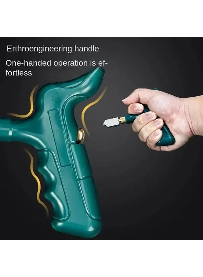 3pcs Professional Tile Glass Cutter Diamond Carbide Blade Automatic Oil System - Image 2