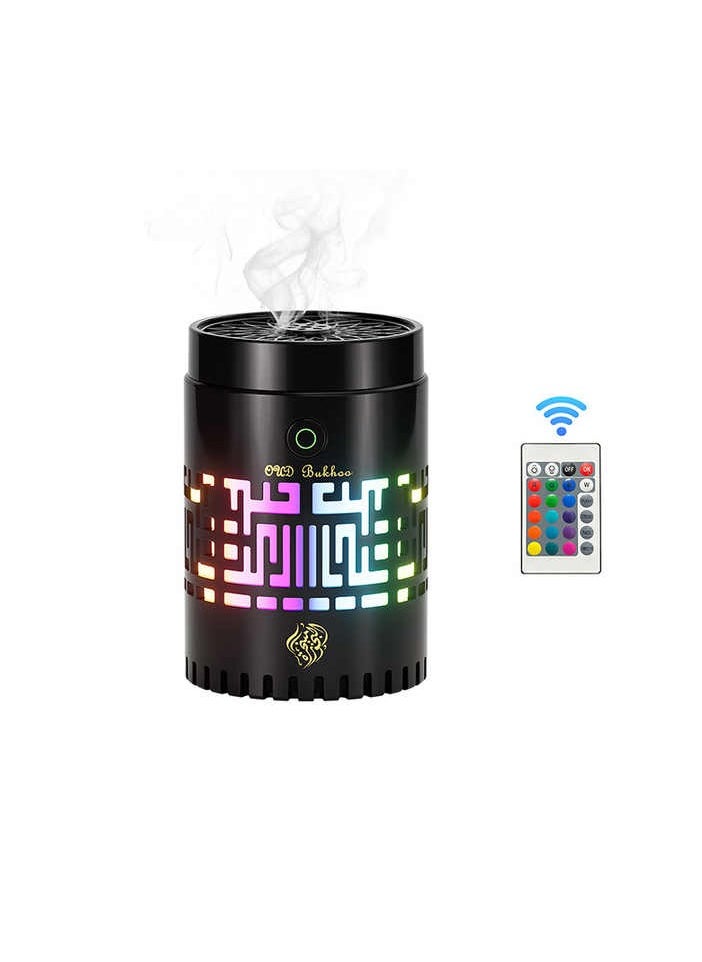 عود بخور مكبر صوت للقرآن مع مبخرة كهربائية بخور محمول USB قابل لإعادة الشحن ناشر رائحة للسيارة والمنزل مبخرة بخور  - Image 1