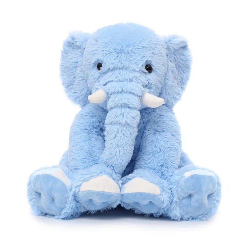 MorisMos Large Elephant Stuffed Animal 196inch Soft Stuffed Elephant Plush Companion Gifts for Girls Boys Blue - Image 3
