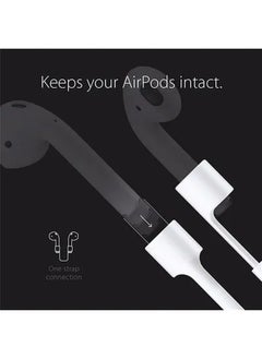 Rabos Anti-Lost Sport Silicone Strap Cable For Apple AirPods Clear  - Image 3