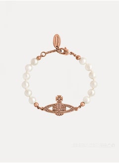 Rose Gold Saturn White Pearl