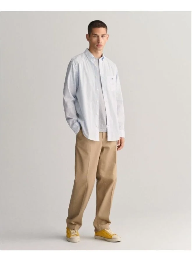 GANT  Gant Regular Fit Striped Poplin Shirt for Men | Best Price UAE