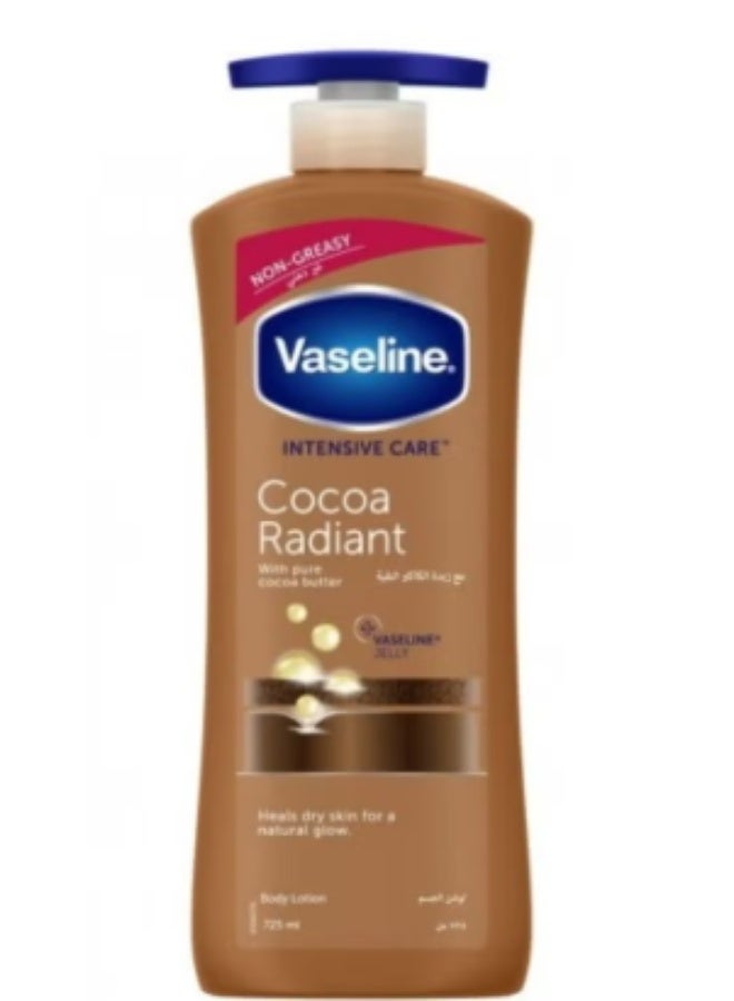 Vaseline Intensive Care Body Lotion For Dry To Very Dry Skin Cocoa Radiant 725ml - Image 1