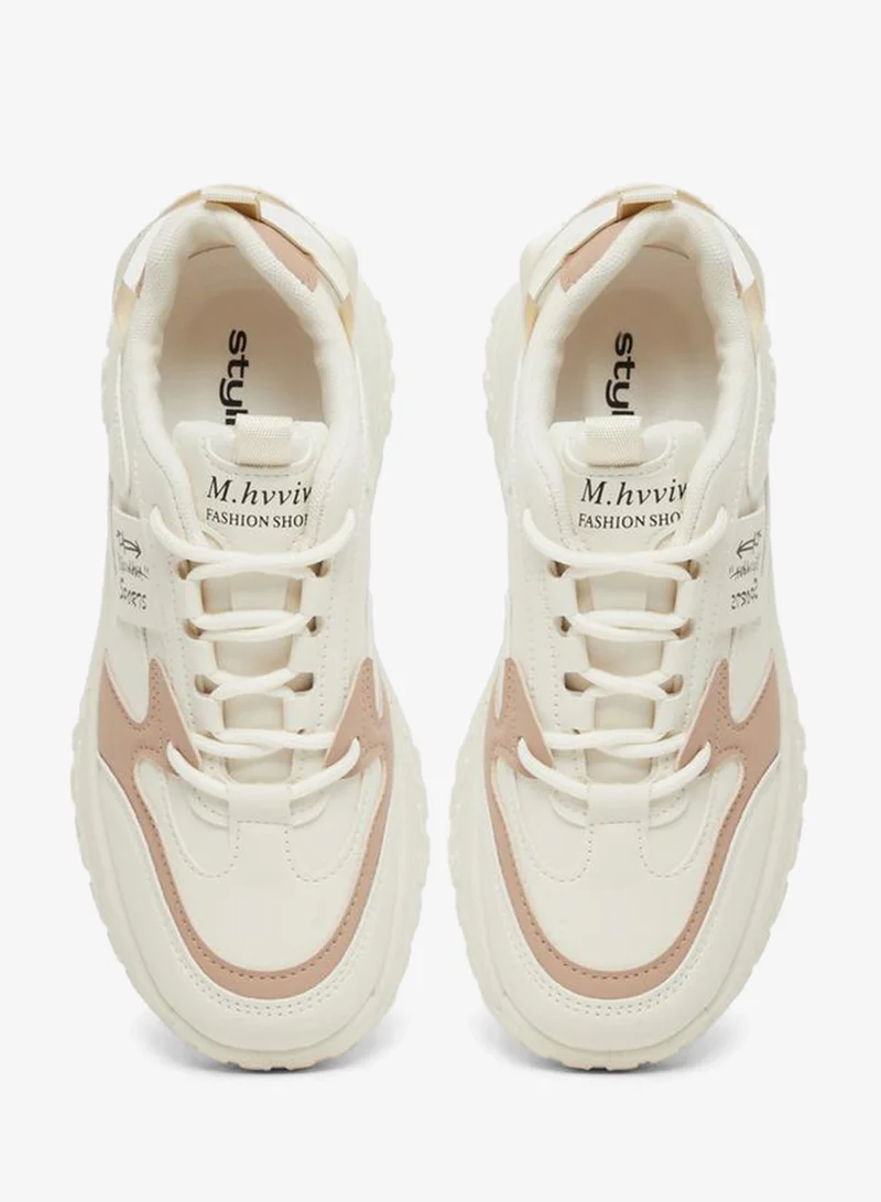 Styli Active Chunky Sole Lace Up Sneaker