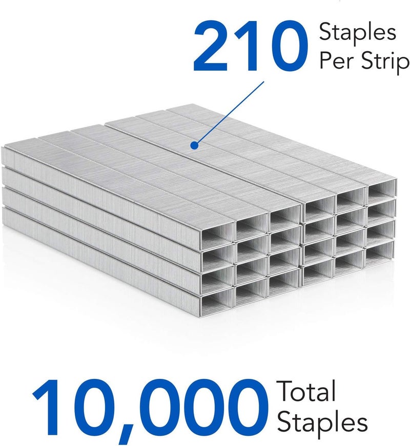 Swingline Staples, Standard, 1/4" Length, 210/Strip, 5000/Box, 2 Pack (35107) - Image 4