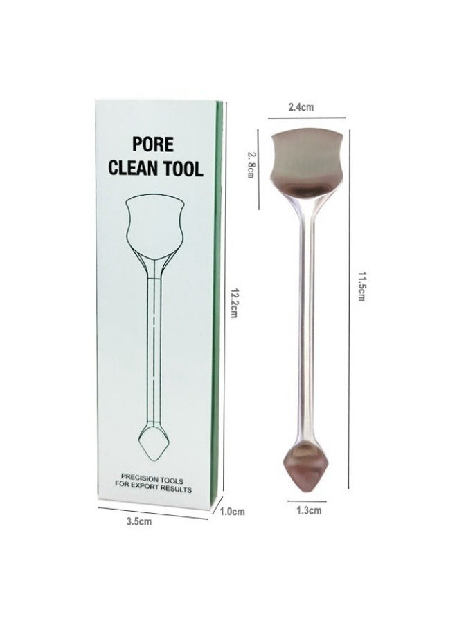 Stainless Steel Pore Cleaning Tools, Blackhead Cleaners, Acne Cleaning Beauty Spatulas, Makeup Removal Tools