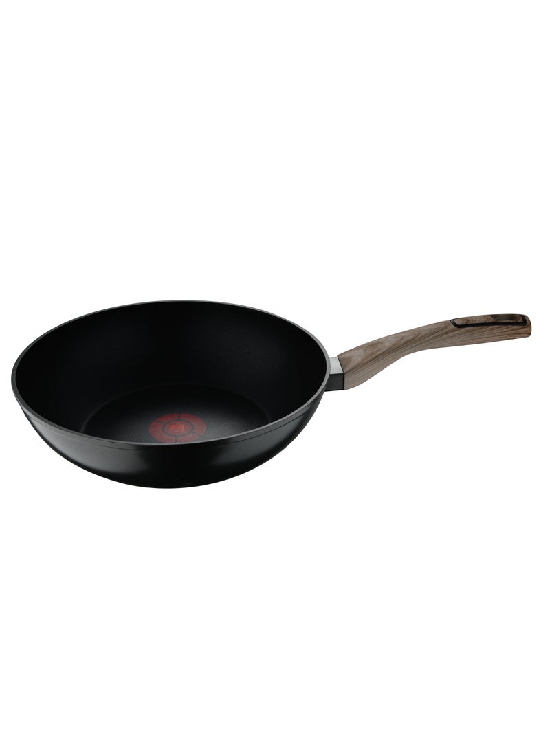 BERGNER ULTIMATE TX FORGED ALUMINUM WOK 28 CM WITH HEATDOT TECHNOLOGY, INDUCTION BOTTOM, GREY COLOR, BG36178GY - Image 3