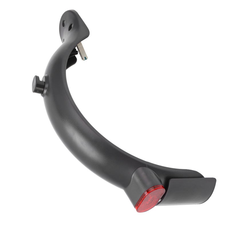 Electric Scooter Rear Fender: High Strength ABS PC Material - Waterproof Dustproof Taillight With 3 0.5W Lamp Beads, European Standard License Plate Holder for Electric Scooter Safety & All-Weather Us - Image 2