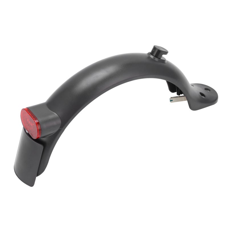 Electric Scooter Rear Fender: High Strength ABS PC Material - Waterproof Dustproof Taillight With 3 0.5W Lamp Beads, European Standard License Plate Holder for Electric Scooter Safety & All-Weather Us - Image 1