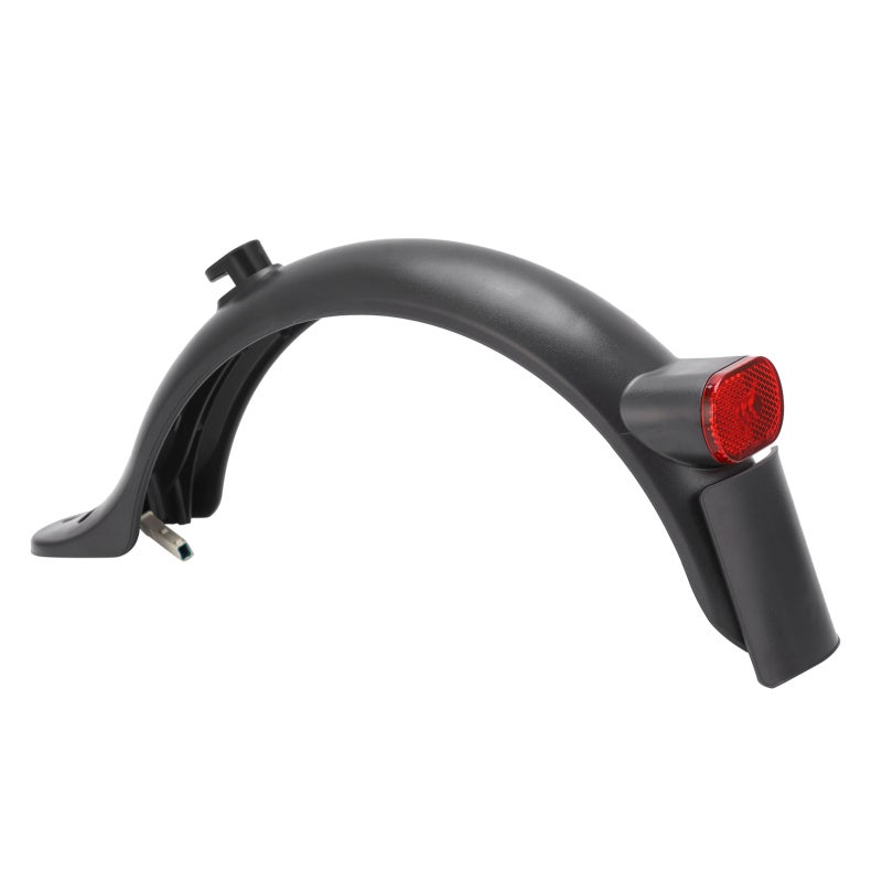 Electric Scooter Rear Fender: High Strength ABS PC Material - Waterproof Dustproof Taillight With 3 0.5W Lamp Beads, European Standard License Plate Holder for Electric Scooter Safety & All-Weather Us - Image 3