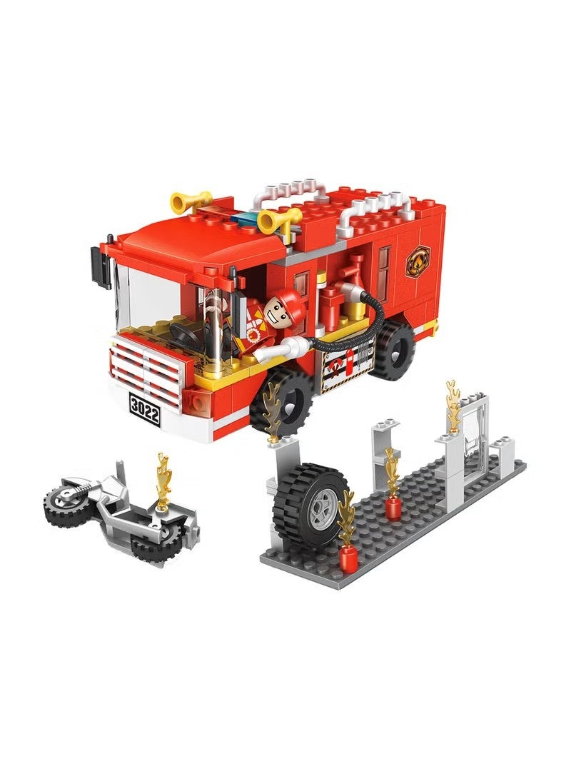 COGO Fire Truck Set - 2 in 1 - 184 Pieces - Image 4