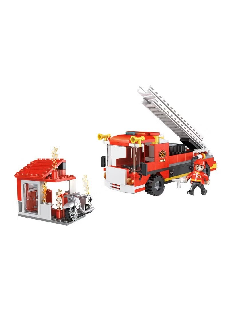 COGO Fire Truck Set - 2 in 1 - 184 Pieces - Image 3
