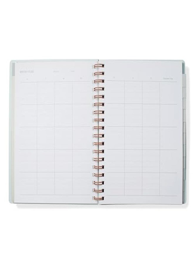 Fringe Studio Paper Cover Non-Dated Monthly Planner with Pocket and Tab Dividers, "UTILITY MONTHLY", Approx. 8"w x 9.5"h, 160 Pg, Utility Collection (879PA003FSC) - Image 4