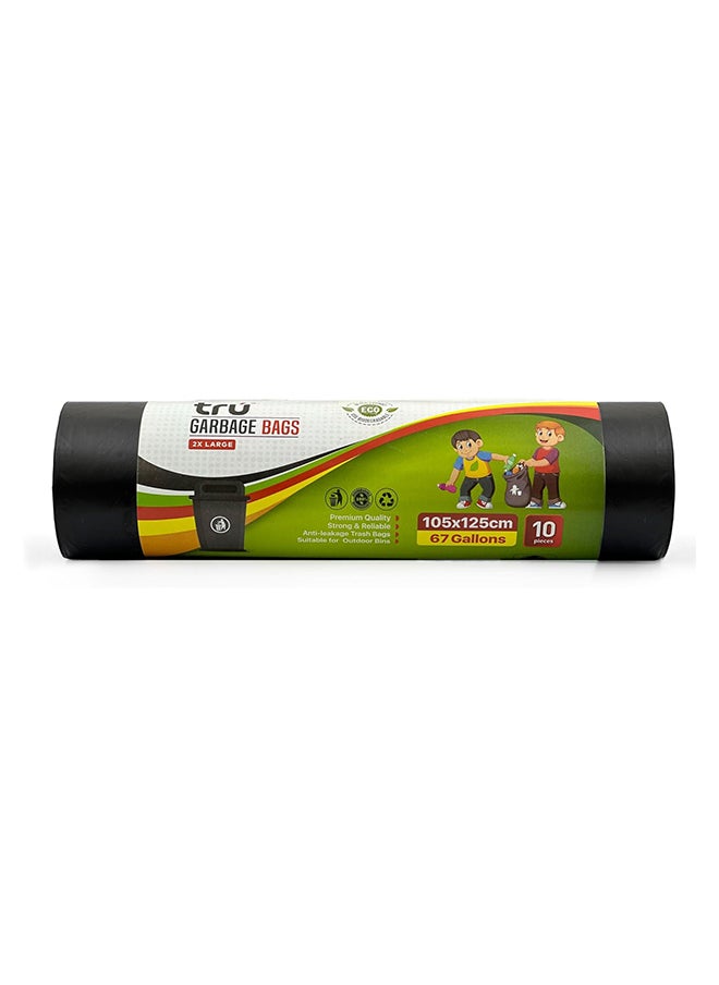 Tru Garbage Bags Compact Roll Black 105x125cm - Pack of 3  - Image 2