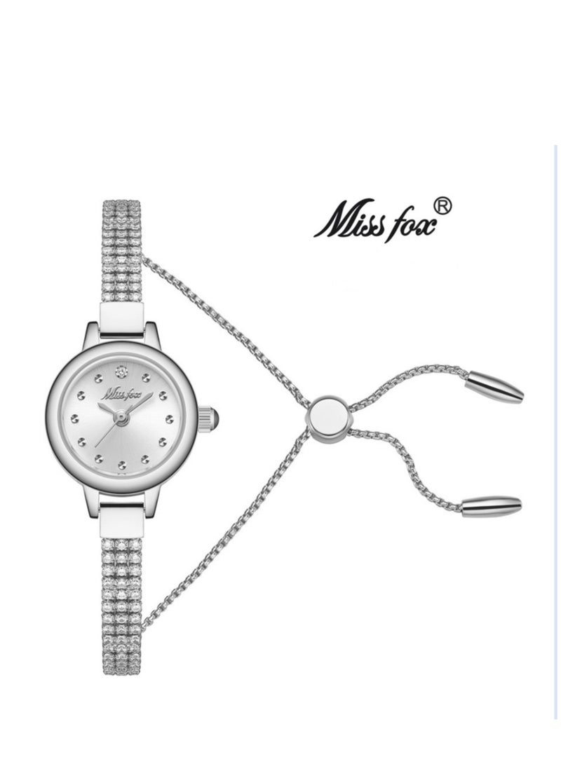 MISS FOX Women's Fashion Diamond Inlaid Watch - Image 1