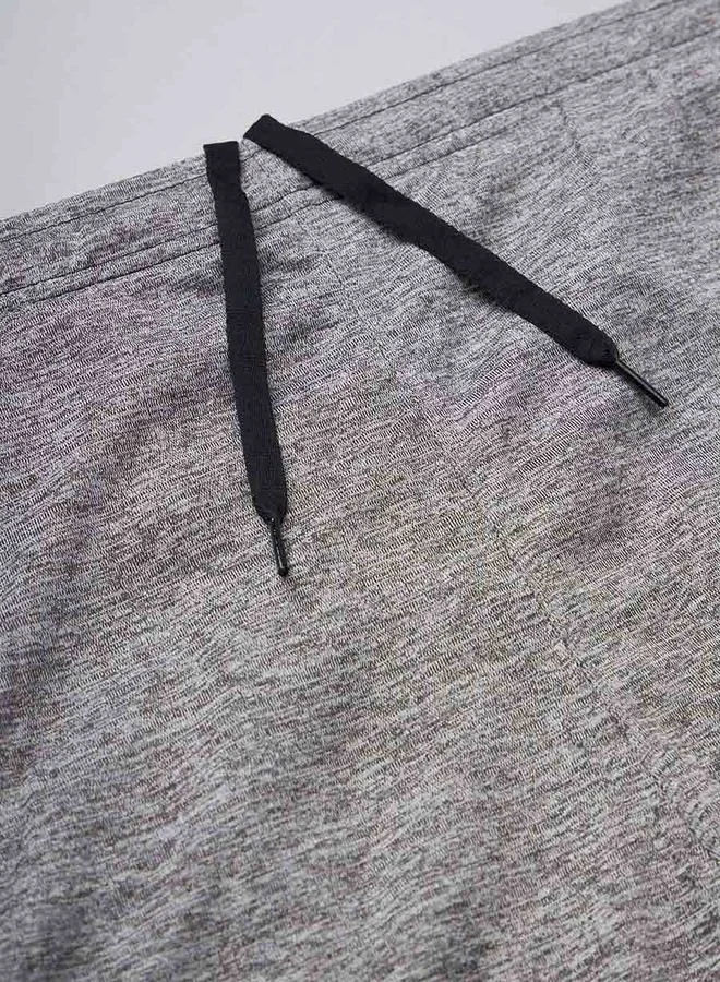 Technosport Contrast Side Panel Melange Track Pants by Styli