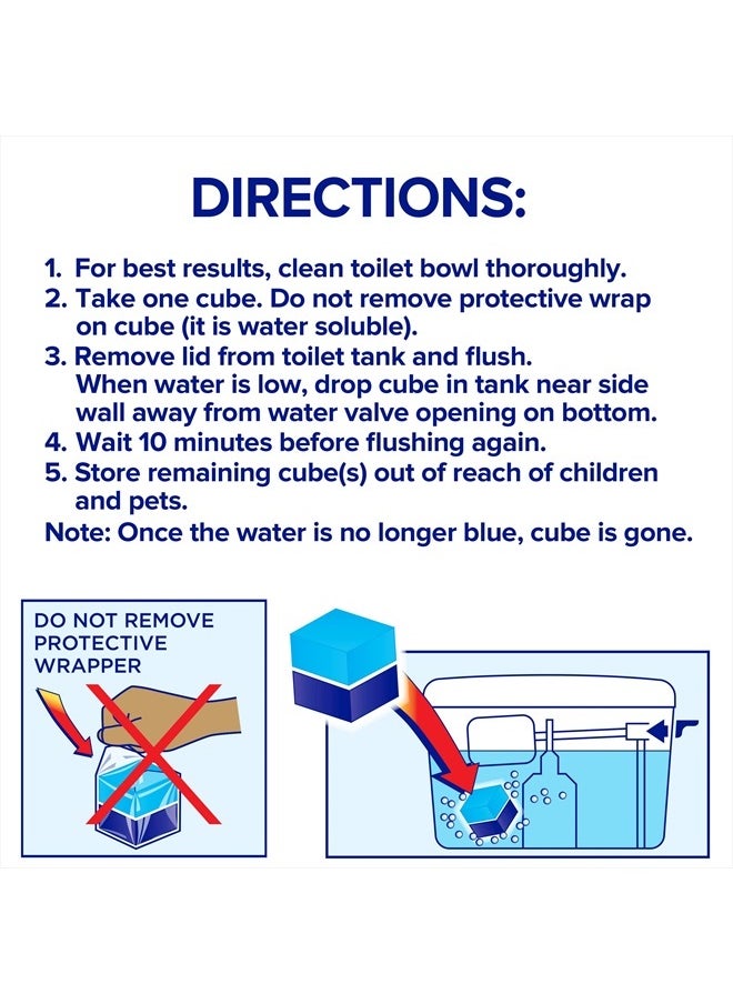 Soft Scrub - In-Tank Toilet Cleaner Duo-Cubes, Sapphire Waters, 4 Count - Image 1