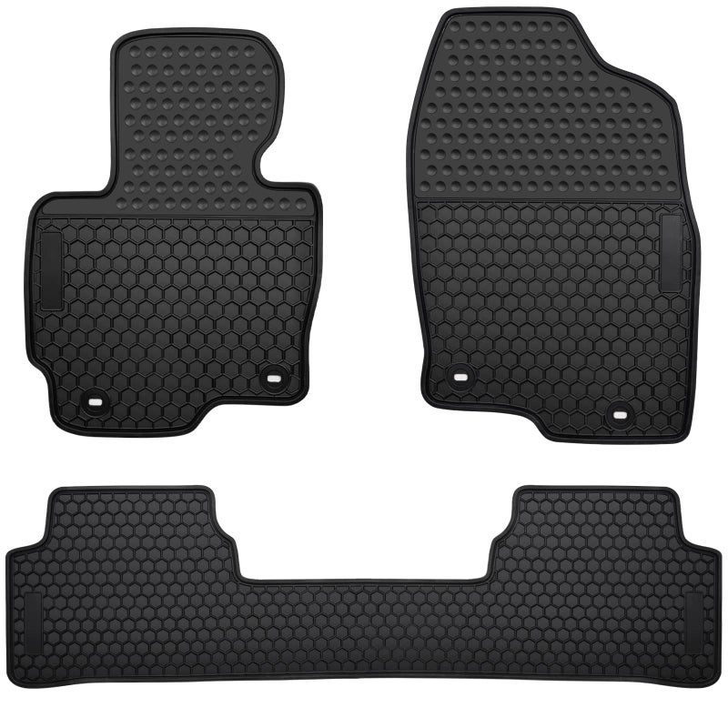 Ucaskin Car Floor Mats Custom Fit for Mazda CX 5 CX5 SUV 2013 2014 2015 2016 Odorless Washable Rubber Foot Heavy Duty All Weather Car Floor LinerBlack