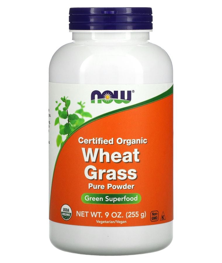 Certified Organic Wheat Grass Pure Powder 9 oz (255 g)