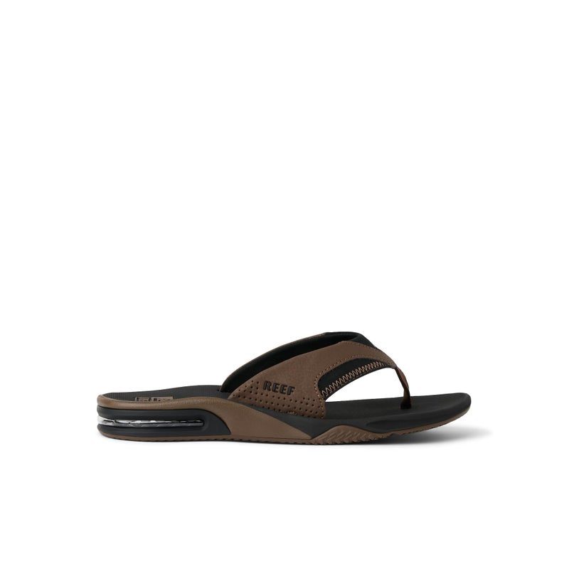 Reef Fanning Men's Comfort Beach Sandals Black And Tan - 10 Medium - Image 3