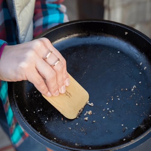 Bambu Pack of 5 - 2.75 Inch Bamboo Pot Scrapers, Biodegradable Eco-friendly Products, Cleans Kitchen Pans, Removes Food Effectively, Compostable - Image 5