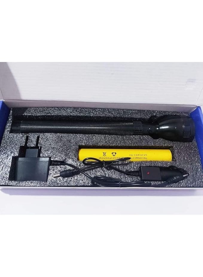 GePass Rechargeable LED Flashlight High Range Torch Flashlight RL-203 - Image 2