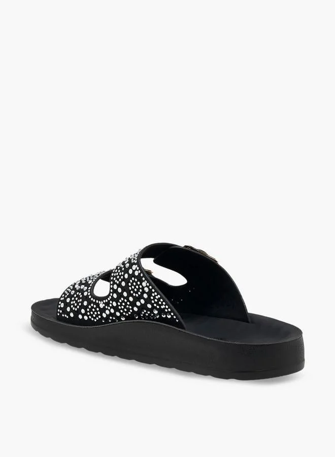 Le Confort BLACK Women Slip-On Comfort Sandals for Women | Best Price UAE