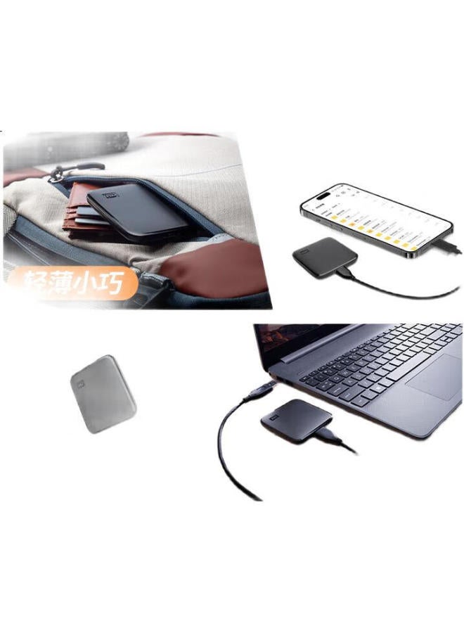 Western Digital Western Digital (Wd) 480Gb Portable Solid State Drive (Pssd) Elements Se Ssd With Type-C Interface, External Direct Connection For Smartphones And Laptops - Image 2