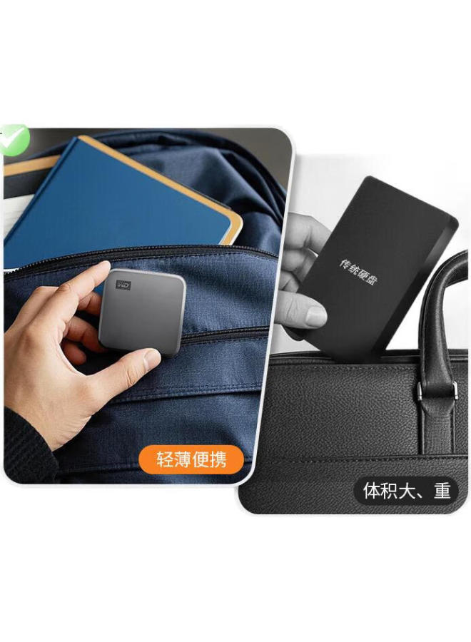 Western Digital Western Digital (Wd) 480Gb Portable Solid State Drive (Pssd) Elements Se Ssd With Type-C Interface, External Direct Connection For Smartphones And Laptops - Image 3