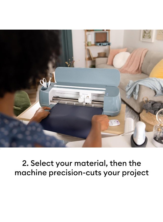 Cricut Maker 4 Essentials Bundle (Sage) â€“ Smart Cutting Machine with Tools, Vinyl, Iron-On & 300+ Material Support - Image 4