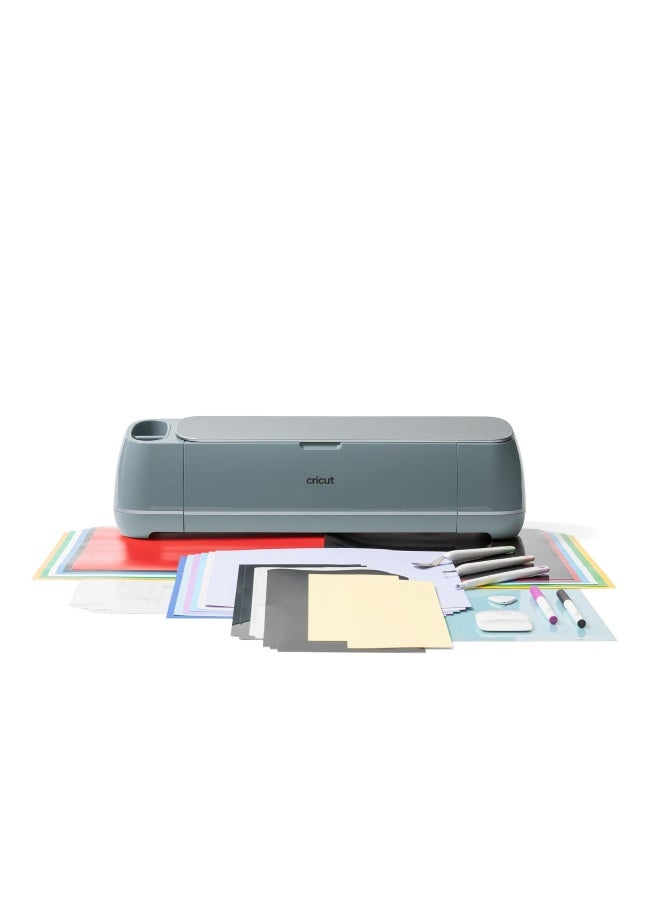 Cricut Maker 4 Essentials Bundle (Sage) â€“ Smart Cutting Machine with Tools, Vinyl, Iron-On & 300+ Material Support - Image 1