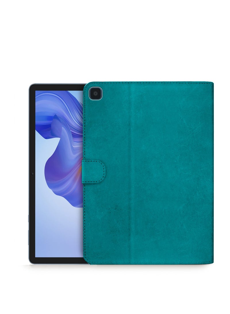 Wtech PU Leather Magnetic Closure Flip Case Cover For Honor Pad X8 / Honor Pad X8 Lite 2022 Sea Green - Image 1