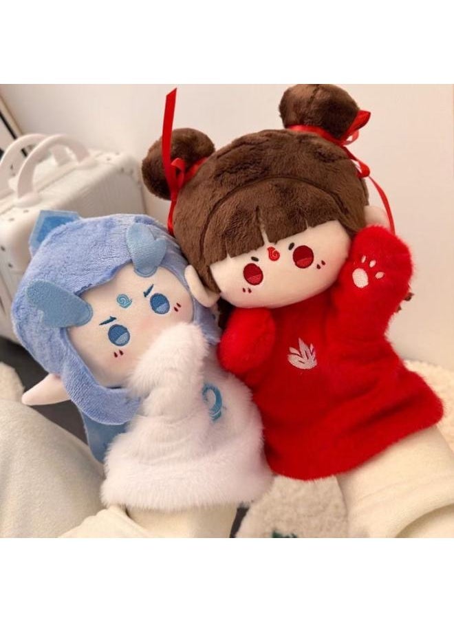 Explosions Toy Movie Which 2 Which Hand Puppet Ao C Hand Puppet Doll Plush Toy Plush Doll-Color:Hand Puppet Set (ao Run + Ao Guang)-Height:25cm