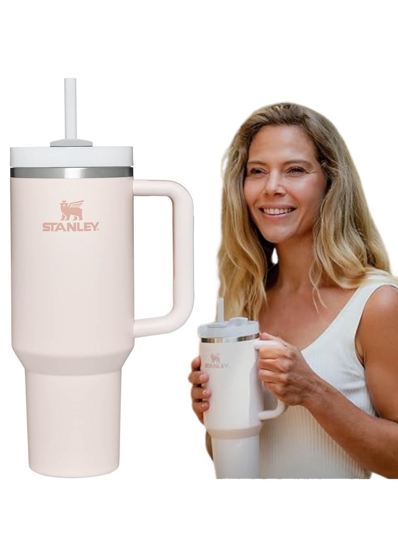 Stanley - 40oz Quencher H20 Flowstate Stainless Steel Vacuum Insulated Tumbler with Lid and Straw for Water, Iced Tea or Coffee, Smoothie and More - Image 1