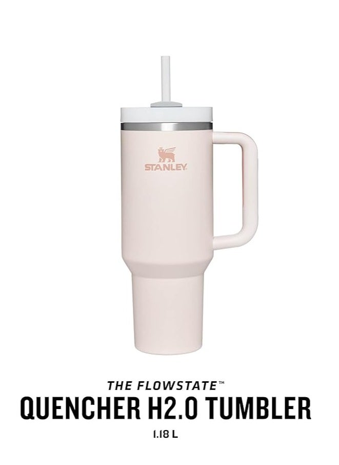 Stanley - 40oz Quencher H20 Flowstate Stainless Steel Vacuum Insulated Tumbler with Lid and Straw for Water, Iced Tea or Coffee, Smoothie and More - Image 1