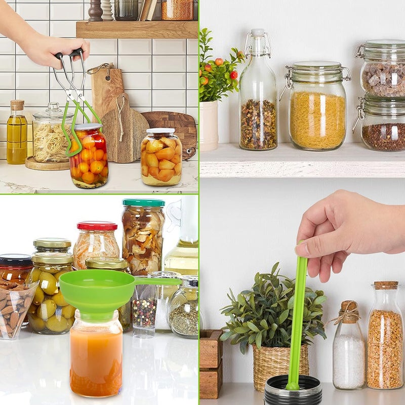 Supa Ant Canning Supplies Starter Kit (Food Grade) - Home Canning Kits Set for Beginners - 3 Pieces Including Wide Mouth Jar Funnel, Magnetic Lid Lifter, Stainless Steel Jar Lifter (Assembled in USA) - Image 3