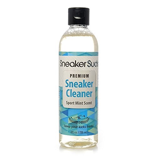 Sneaker Suds صابون سنيكر سادز الفاخر لإعادة التعبئة، منظف أحذية مركز، مصنوع من مكونات نباتية، مناسب لمختلف أنواع الأحذية، برائحة نعناع رياضي منعشة، 8 أونصات سائلة. - Image 1