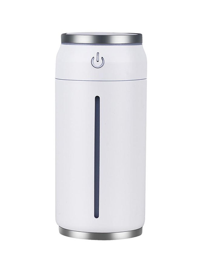 NIBEMINENT 3-In-1 USB Air Humidifier with LED Night Light Mini Fan White - Image 1