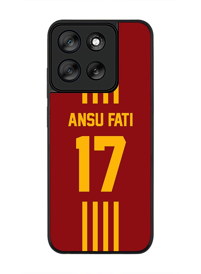 Stylizedd For Motorola Moto G56 Case,Slim fit Camera Protection, Shockproof Thin Phone cover  - Football - Spain ,  Ansu Fati - Image 1